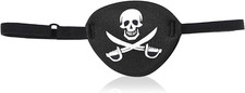 Pirate Eye Patch Cute Eye Patches for Adults Kids Adjustable Medical Eye Patch D