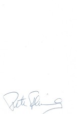 Peter Fleming Autogramm signed 10x15 cm Karteikarte