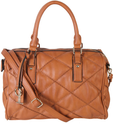 Quilt Pattern Soft Faux Leather Shop Tote Shoulder Bag Handbag Purse