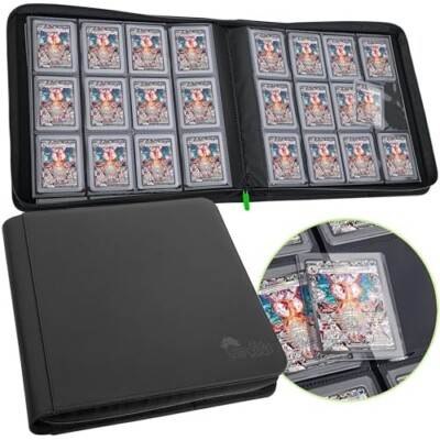 binder for sleeved cards Performore 9-pocket Trading Card Binder Sleeves for 3 Ring Binders | Baseball, Sports Card Protector Sheets | Plastic Top Loader Pages main image 1