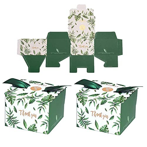 Scatole Regalo con Nastro, 50 Pcs Scatola Caramella Carta, Scatole (J9l)