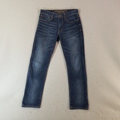 American Eagle jeans men's 29x30 slim straight blue Flex stretch denim pants