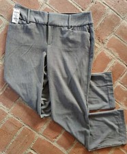 Nine West Gray & Black Herringbone? Women's Bootcut Pants Size 10 NWT