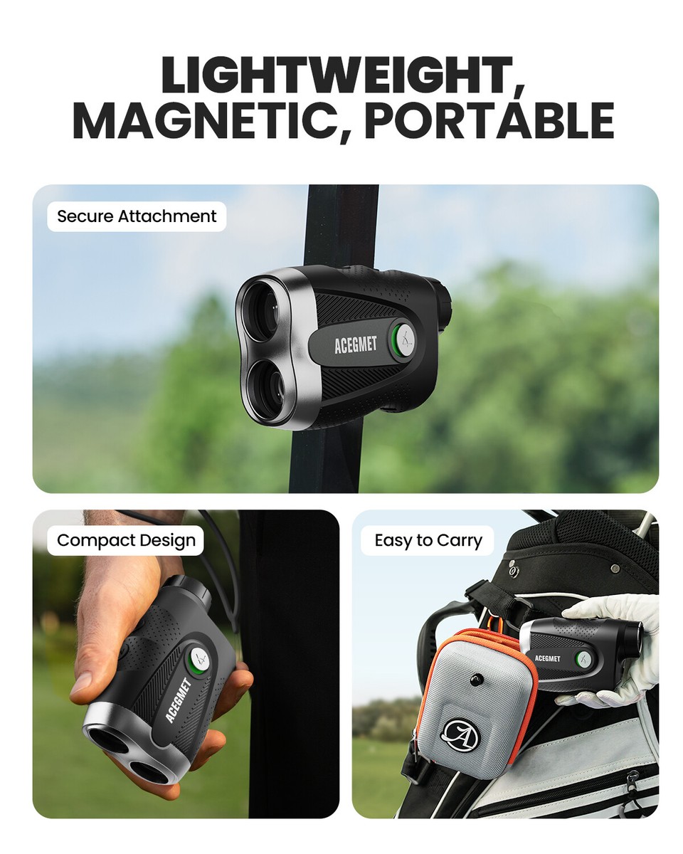 ACEGMET 870 Yards Laser Range Finder Golf Rangefinder Slope 6X