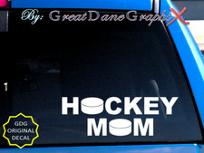 Hockey MOM Parent -Vinyl Decal Sticker -Color Choice -HIGH QUALITY
