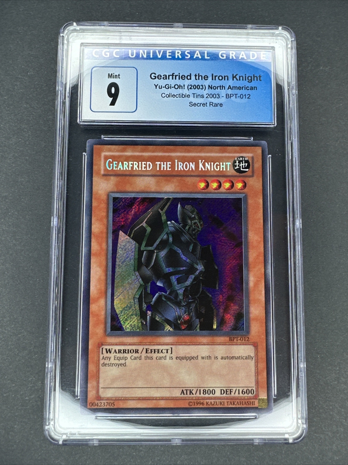 YuGiOh! TCG Gearfried the Iron Knight 20022003 Collector's Tins BPT