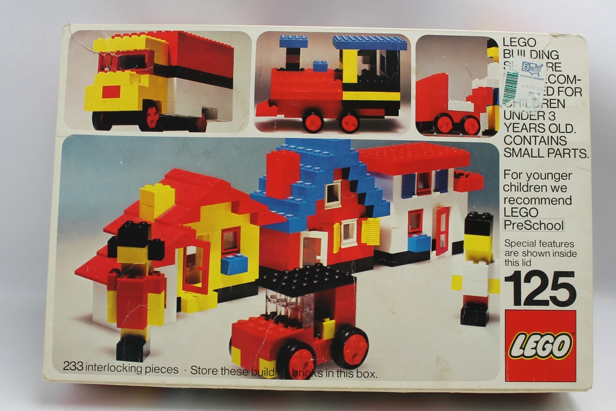 Vintage Lego BOX ONLY Set 125