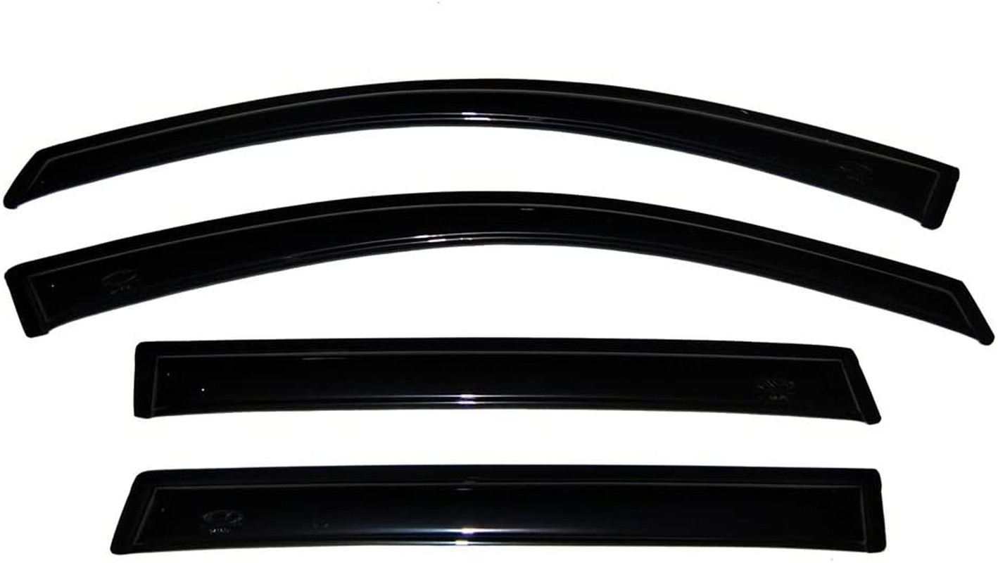 AVS 94109 Original Ventvisor Side Window Deflector, Smoke, 4-piece set for 20...