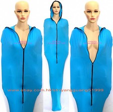 Lake Blue Spandex Mummy Costumes Sleeping Bag Unisex Sleepsacks Body Bags F475
