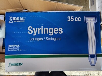 Ideal Instruments 35 cc Syringes 30 Count
