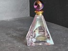 Pink Perfume Pyramid Bottle with Purple Stopper — photo 9