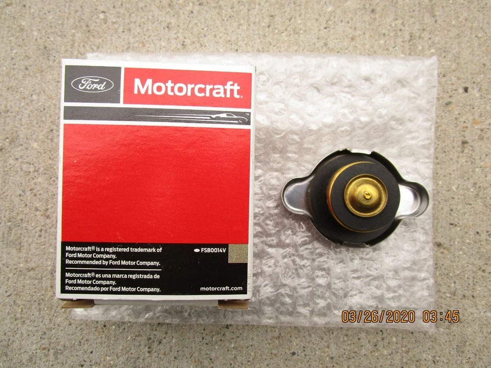 FORD E9SZ-8100-A MOTORCRAFT RS-76 RS76 RADIATOR FLUID CAP OEM BRAND NEW - Image 2 of 2