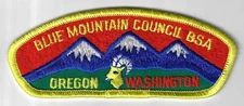 Blue Mountain Council BSA CSP Oregon-Washington LYL Bdr. [TX-1120]