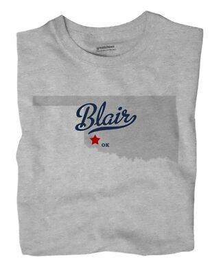 Blair Oklahoma OK T-Shirt MAP
