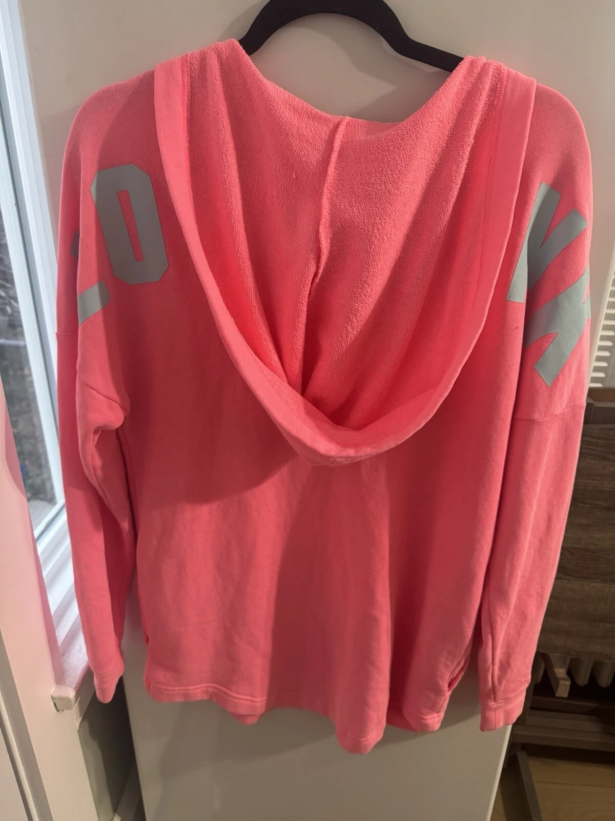 UNDERCOVER Felpa con cappuccio Victoria's Secret rosa vintage Love rosa taglia XS