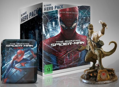 THE AMAZING SPIDER-MAN, Ultimate Hero Pack (Blu-ray 3D, Steelbook + Figur) NEU - Bild 1 von 1