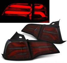 Voll Led Rückleuchten für Tesla Model 3 2017+ dunkelrot dynamischer Led Blinker