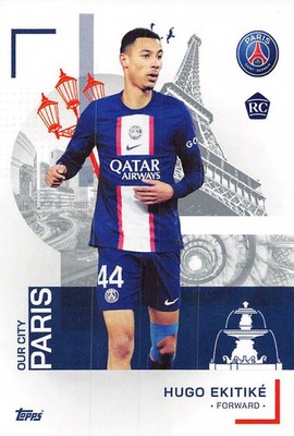 Topps 22/23 Paris Saint-Germain Official Team Our City Hugo Ekitike #31