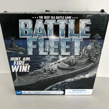 Battle Fleet Naval Warship Board Game - 2 Players Battleship War Strategy - New