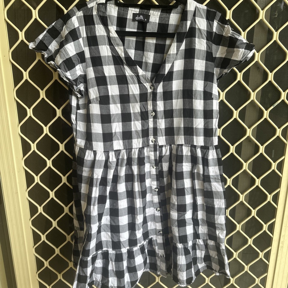 Dotti Size 10 Baby Doll Dress  With Pockets