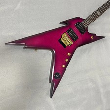 Us Warehouse Dean Dimebag Razorback V Rose red Electric Guitar Floyd Rose Bridge