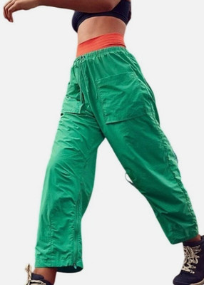 FP Movement Free People Lucky Charm Green Fly By Night Crop Pants Medium