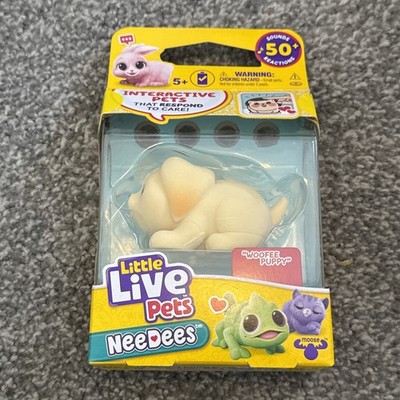 Little Live Pets NeeDees ''Woofee Puppy'' Hundespielzeug interaktiv - Brandneu im Karton