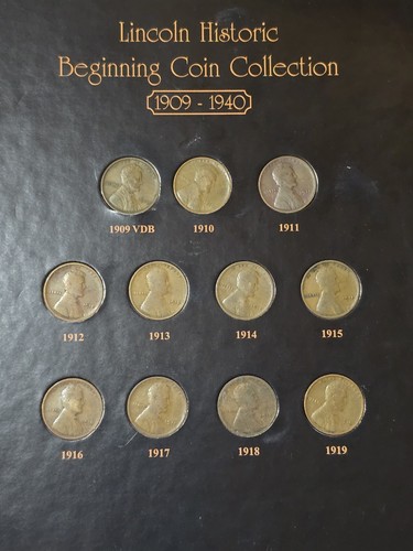 1909-1940 Lincoln Historic Coin Collection - 第 4/5 張圖片