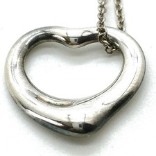 Tiffany and Co. Necklace Peretti Open Heart Silver 925 5700407