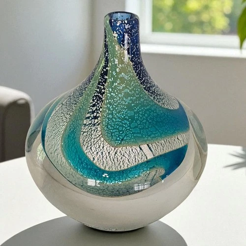 Seguso Viro Vase Murano Glass 47/ 101 Limited Collection Antiqua Pangea