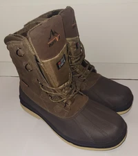 NORTIV 8 Men's Snow Size 14 M Boots Dark Brown Waterproof Outdoor Boots 170390-M