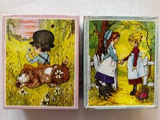 Vintage 1975 SALLY AUGUSTINY Jigsaw Puzzle SET 2 FRIENDS  GREETING 221 PC