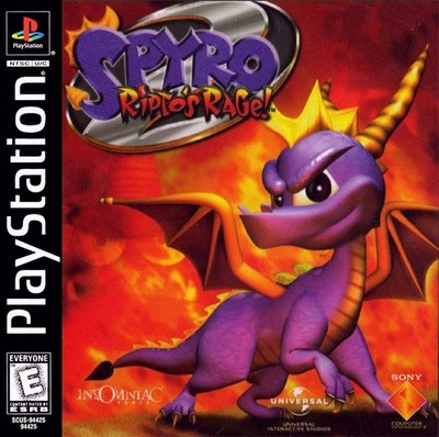 SPYRO RIPTO'S RAGE(PS1,1999)USED,GOOD CONDITION!SEE SCANS!READ!