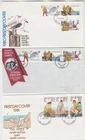 NEW ZEALAND 1980/81 HEALTH STAMPS official illustrated FDCs WANGANUI & NAPIER cd