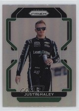 2022 Panini Prizm Silver Prizm Justin Haley #18 11h3
