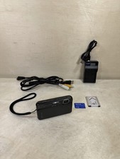 Sony Cyber-shot DSC-TX10 Digital Camera 16.2MP Black w/ Extras - Tested Works