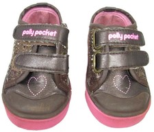 Polly Pocket Vintage Brown Leather Athletic Shoes Sneakers  RARE