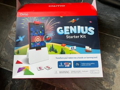 Osmo - Genius Starter Kit für Fire Tablet - 5 pädagogische Lernspiele 