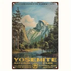 Vintage Yosemite National Park Retro Tin Metal Sign Wall Art 8x12