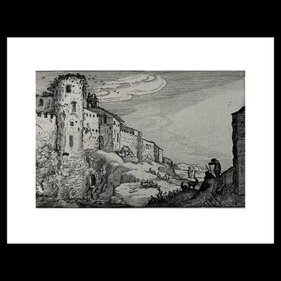 Claes Jansz. Visscher - The Baths of Diocletian, from Variae Antiquitates Romana
