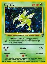 Scyther - 17/130 - Pokemon Base Set 2 Holo Rare Card WOTC HP on eBay