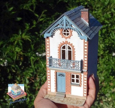LUNAR NOUVEAU HOUSE Bausatz Miniatur Modellbausatz Quarter Scale 1/48 Bausatz