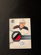 2016-17 Upper Deck The Cup Hockey Rookie Patch Auto Steven Santini /249