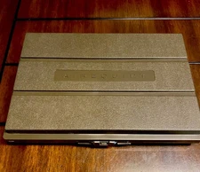 Vtg Airequipt Slide File Storage Case for 2" x 2" 35mm Slides, Brown - USA