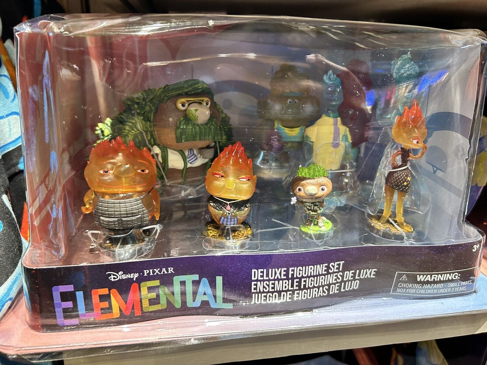 Disney Cartoon Elemental Series Action Figure, Fantoches