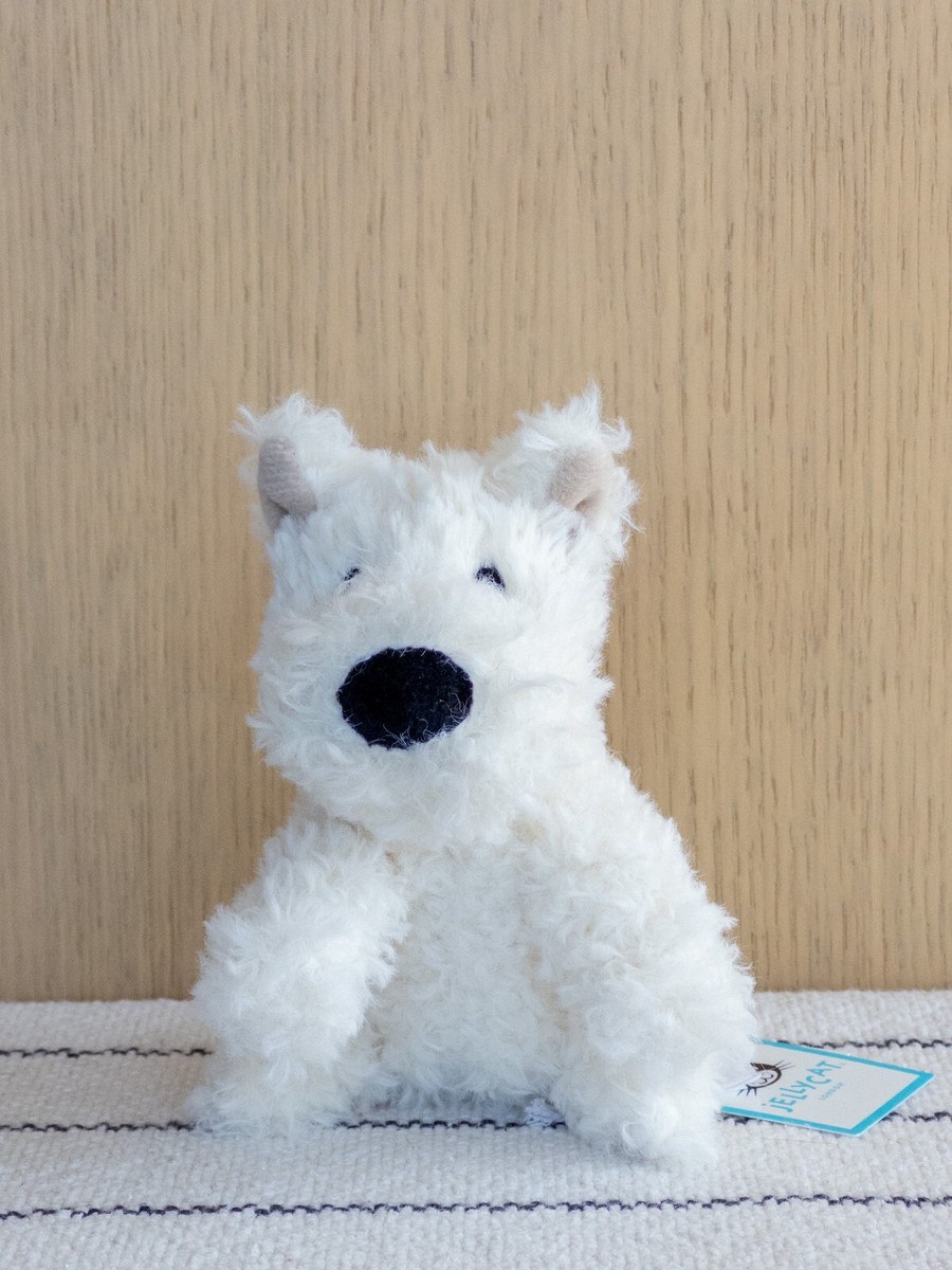 Jellycat Munro Scottie Dog Bag Charm - Authentic - HTF - NWT