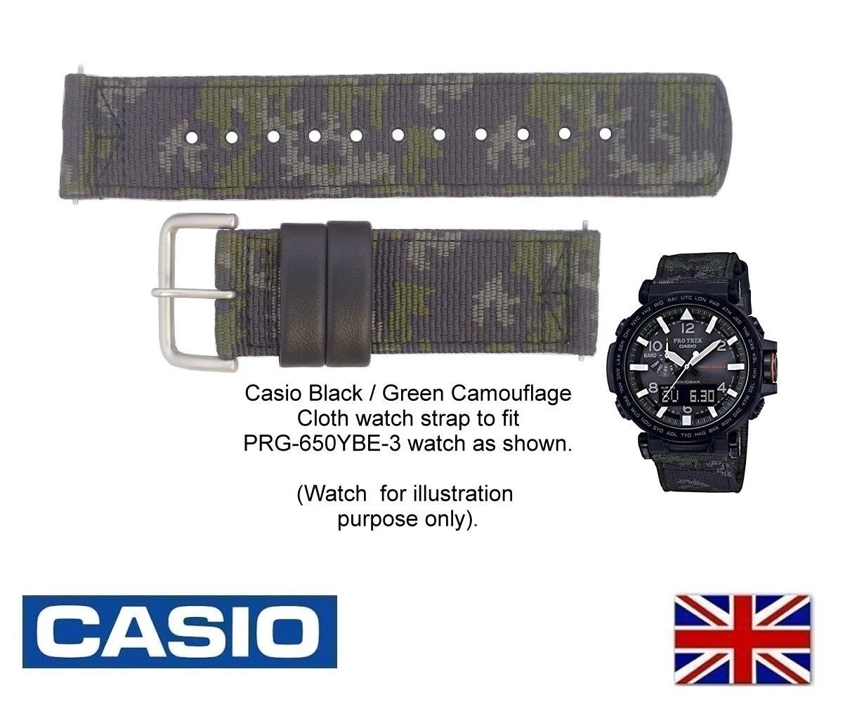 For Casio PROTREK Mountaineering watchband PRG-600/PRG-650 PRW-6600/ PRW-6800  nylon soft rubber Sports Bracelet men Strap 24mm