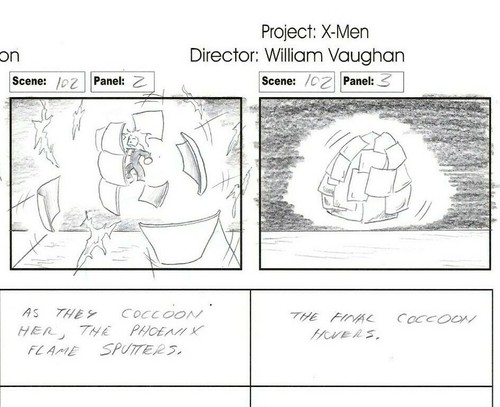 MARK SIMON Hand Drawn Production LEGO X-MEN APOCALYPSE Storyboard Page #MS - Picture 3 of 4