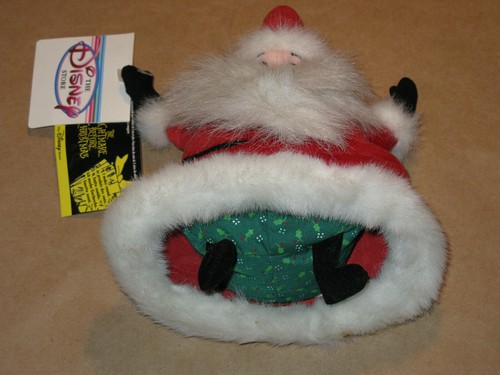 Tim Burton's The Nightmare Before Christmas Sound Santa 8-inch Plush Disney - Picture 3 of 8