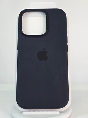 Genuine Apple iPhone 16 Pro Silicone Case w/MagSafe - Black - Open